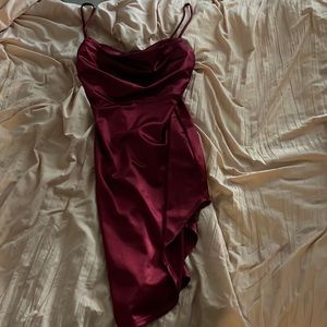 Maroon formal dress